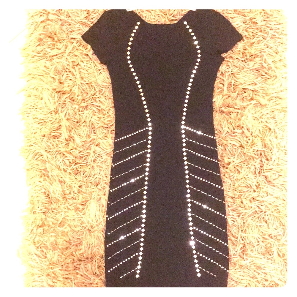 Mini dress black